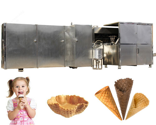 4000pcs/H Stainless Steel Ice Cream Cone Production Line